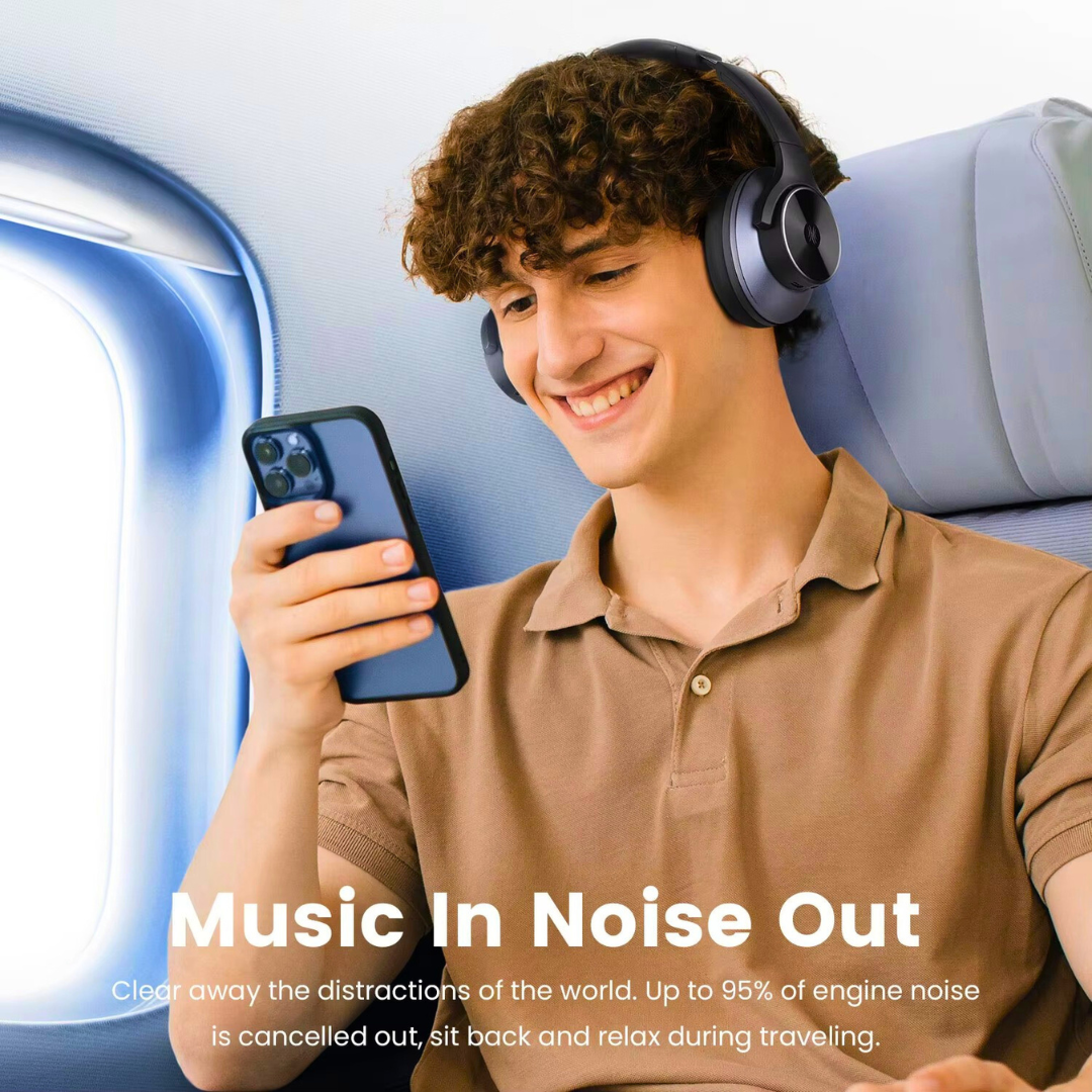 High Quality Wireless Headphones with Active Noise Cancelling