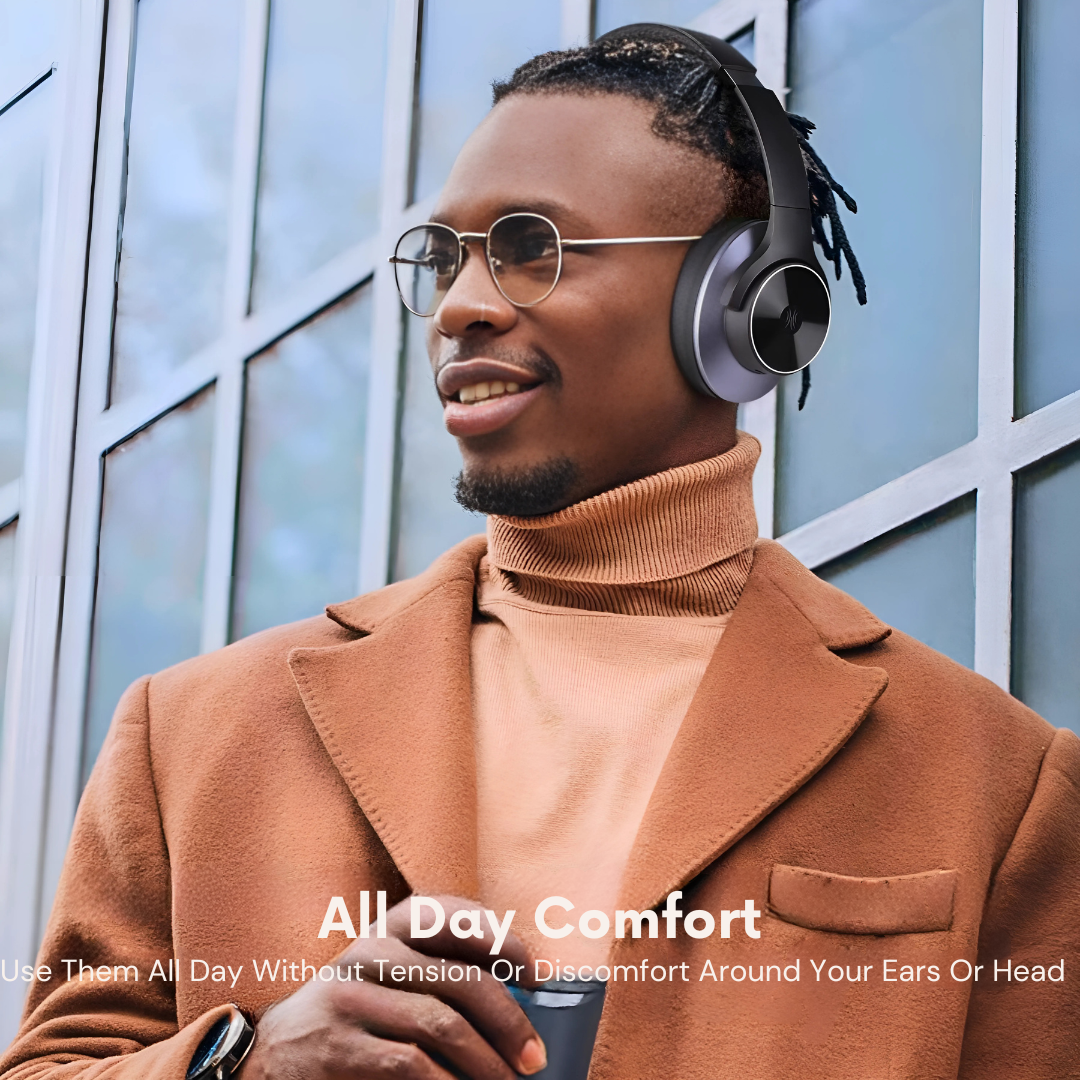 High Quality Wireless Headphones with Active Noise Cancelling