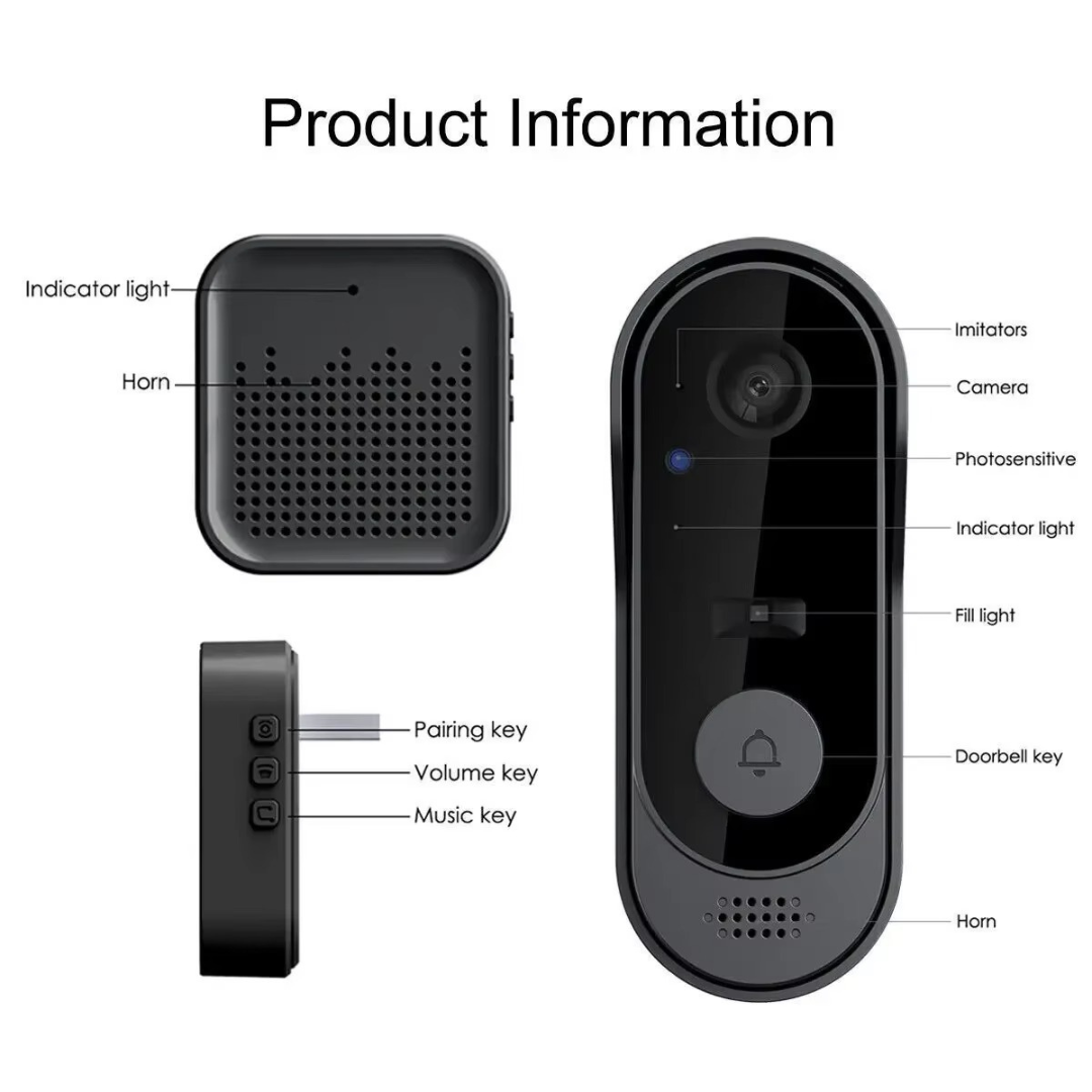 Wireless Doorbell With Camera