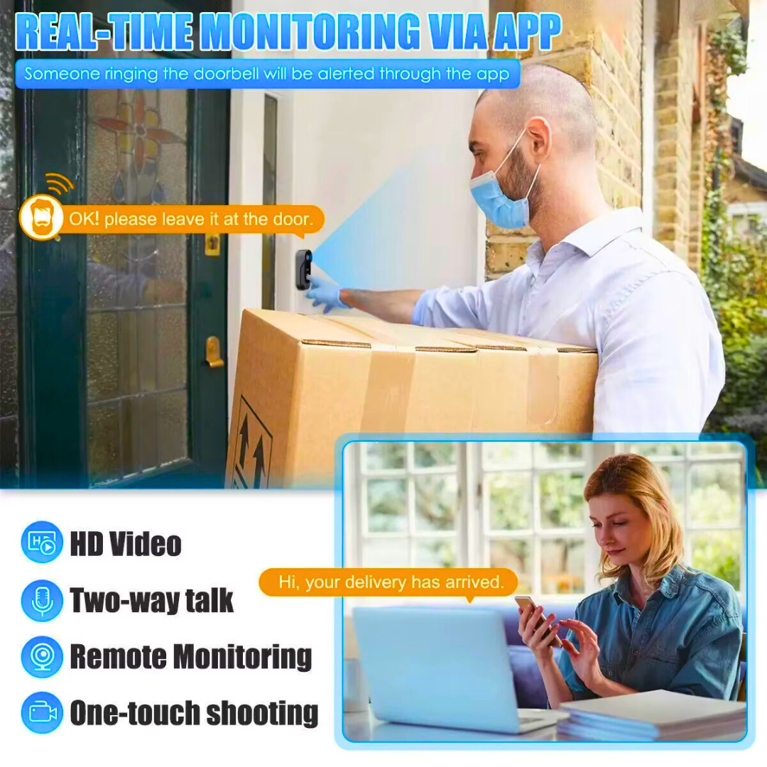 Wireless Doorbell With Camera