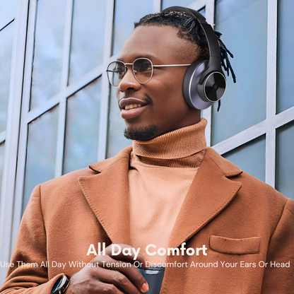 High Quality Wireless Headphones with Active Noise Cancelling