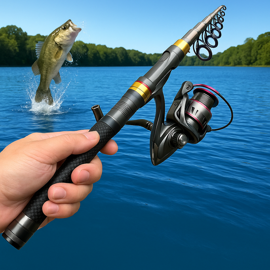 Retractable & Portable Carbon Fiber Fishing Rod